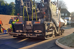 Machine Laid Road Surfacing