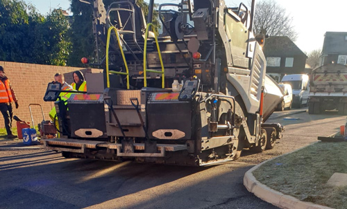 Asphalt Paver Machine