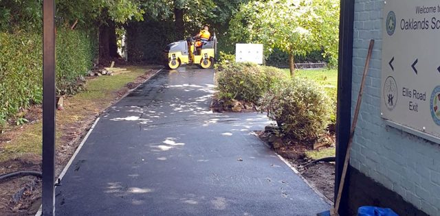 Footpaths, schools and play areas