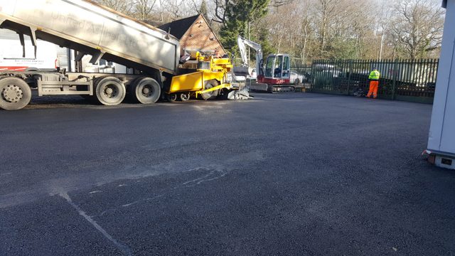 Commercial roads and industrial yards