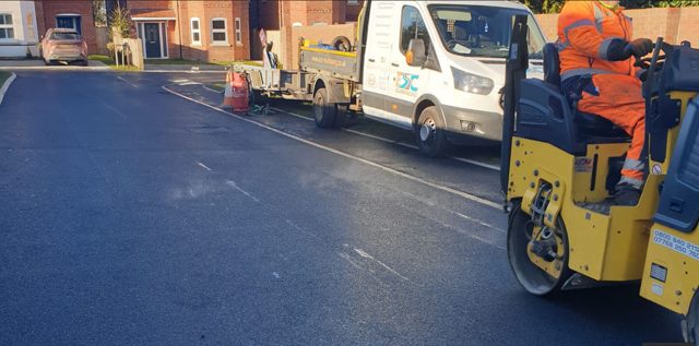 Residential road surfacing